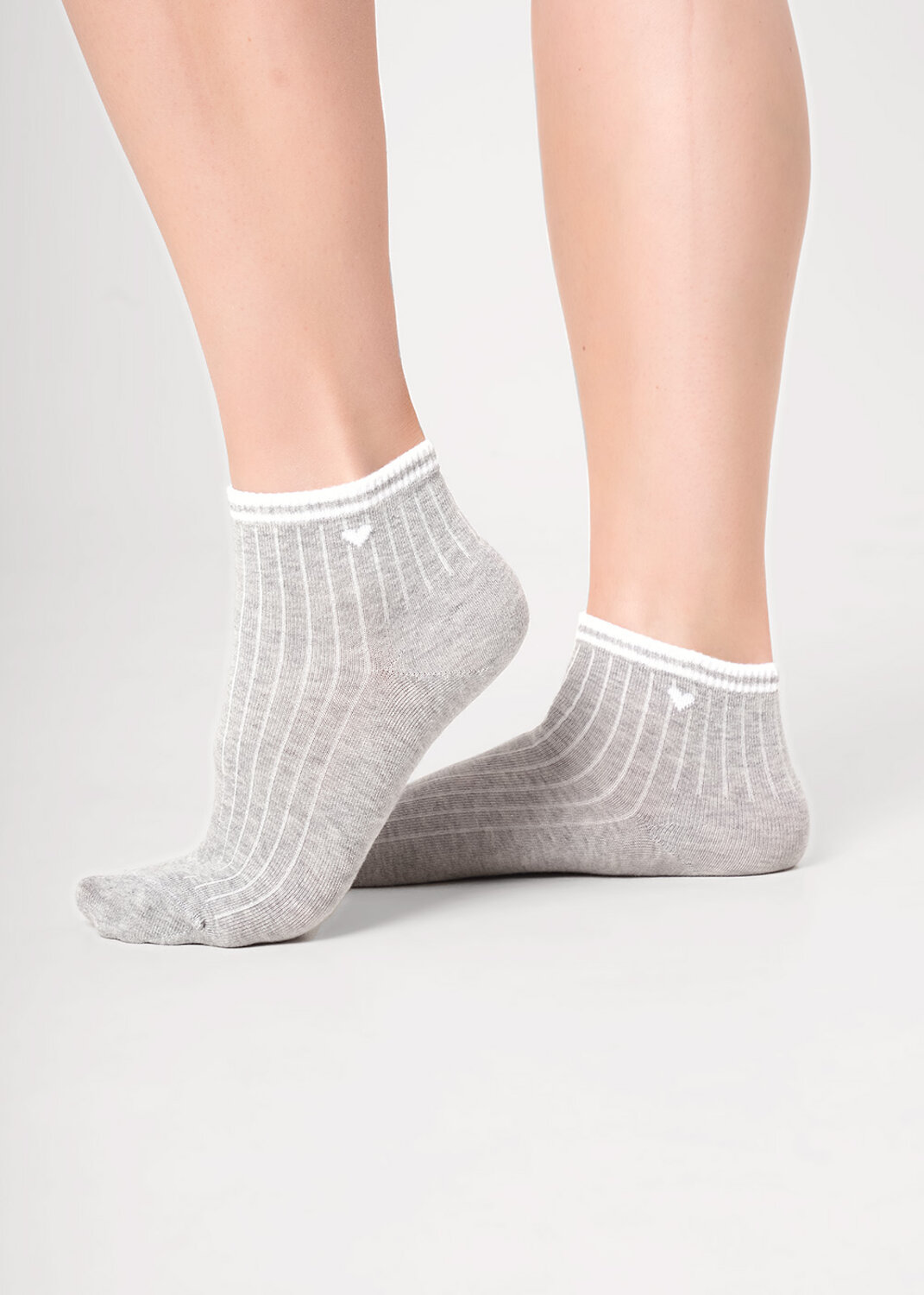 CLEVER Носки 585844 Д5601 меланж серый