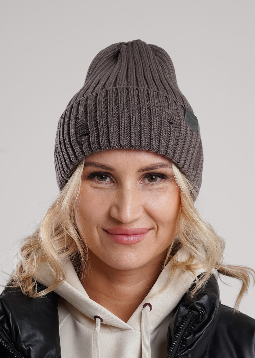 CLEVER Шапка 585854 444209ха коричневый