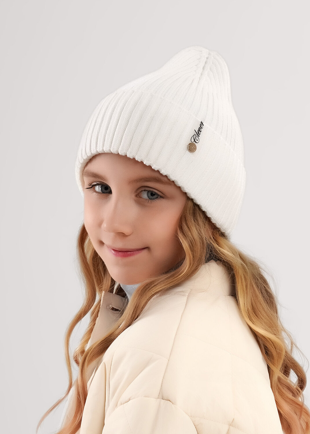 CLEVER Шапка 585868 564641вн белый