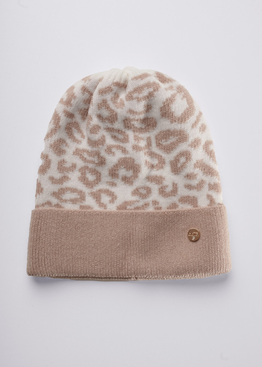 CLEVER Шапка 585872 564639вн бежевый/белый