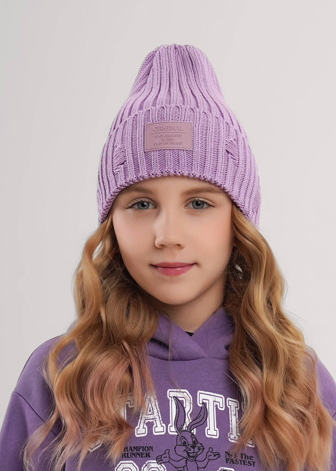CLEVER Шапка 585876 564660ха фиолетовый