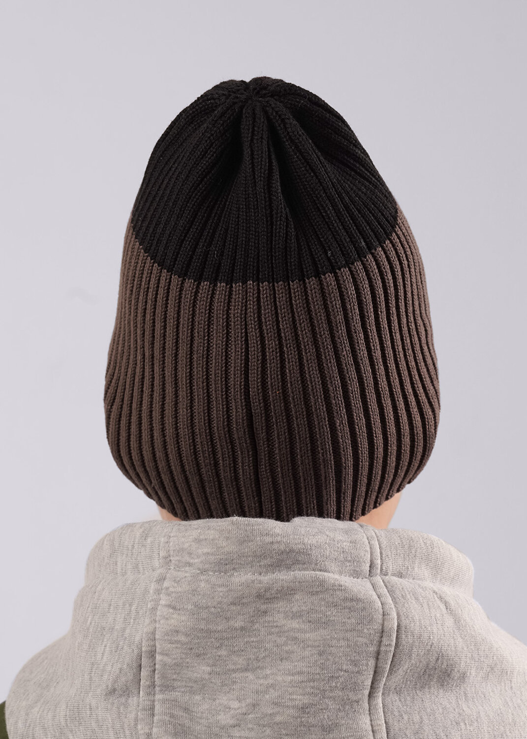 CLEVER Шапка 585893 564667ха коричневый/чёрный