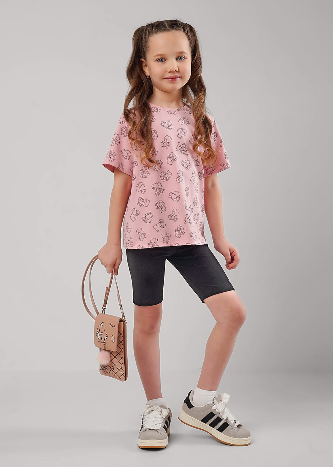 CLEVER Футболка 585902 866898гн розовый/чёрный