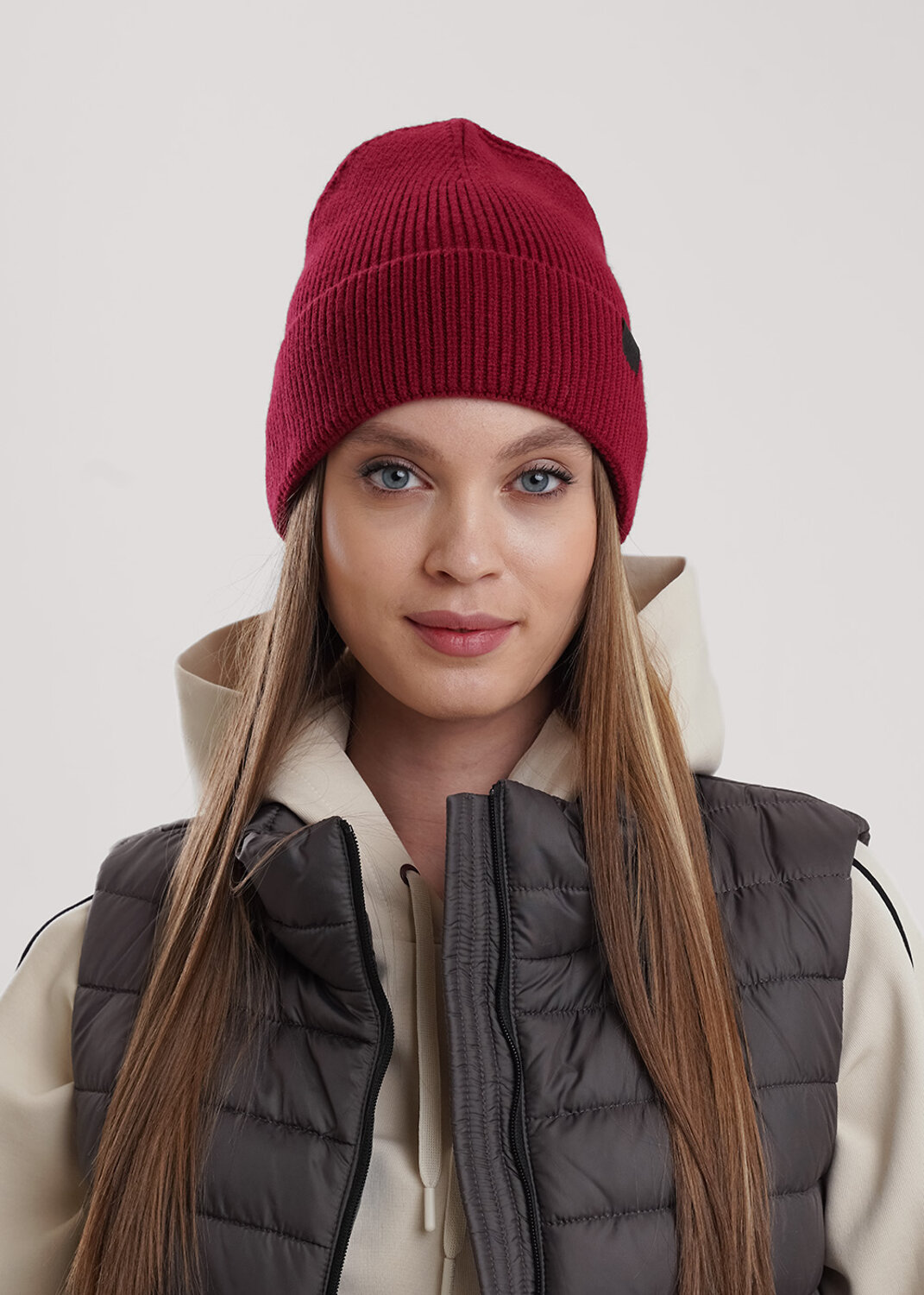 CLEVER Шапка 585907 564645вн т.бордовый