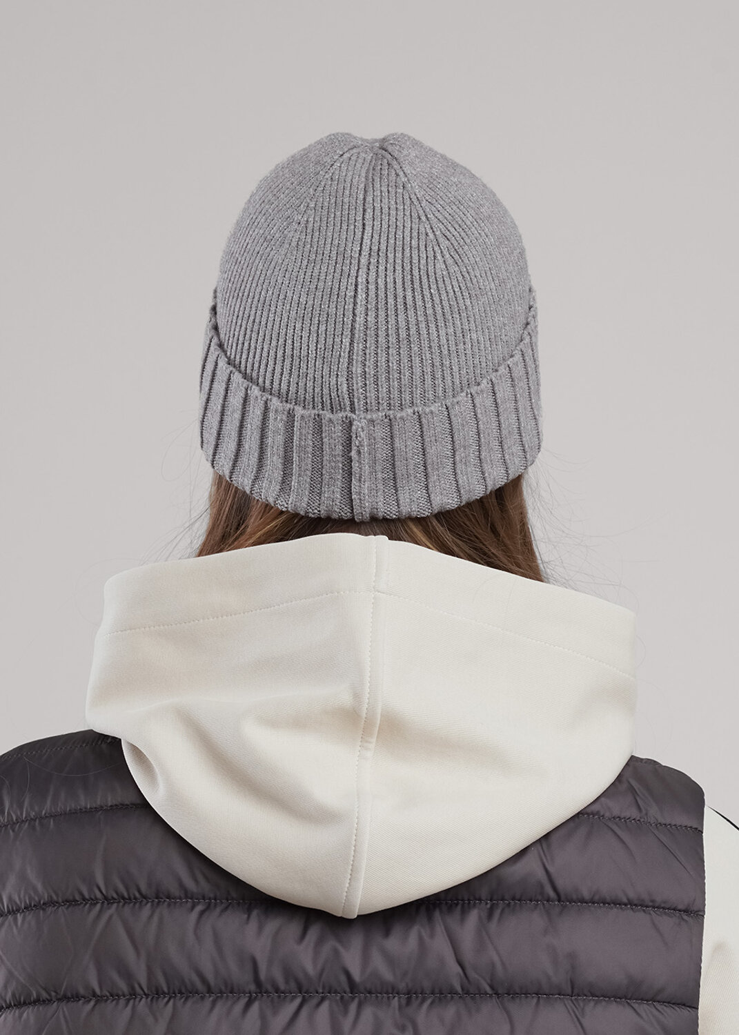 CLEVER Шапка 585911 564656вн меланж серый