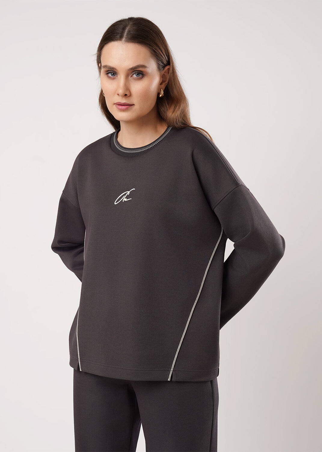 CLEVER Джемпер 585930 267120/199зп_п т.серый