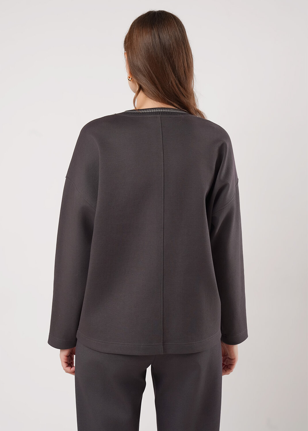 CLEVER Джемпер 585930 267120/199зп_п т.серый