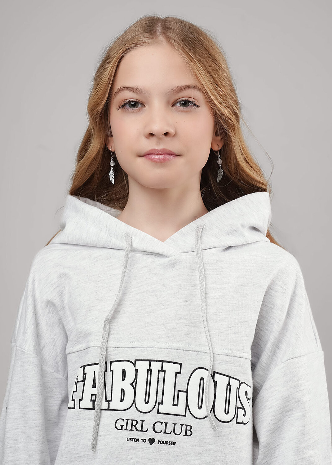 CLEVER Джемпер 586021 867333/13а_п меланж св.серый