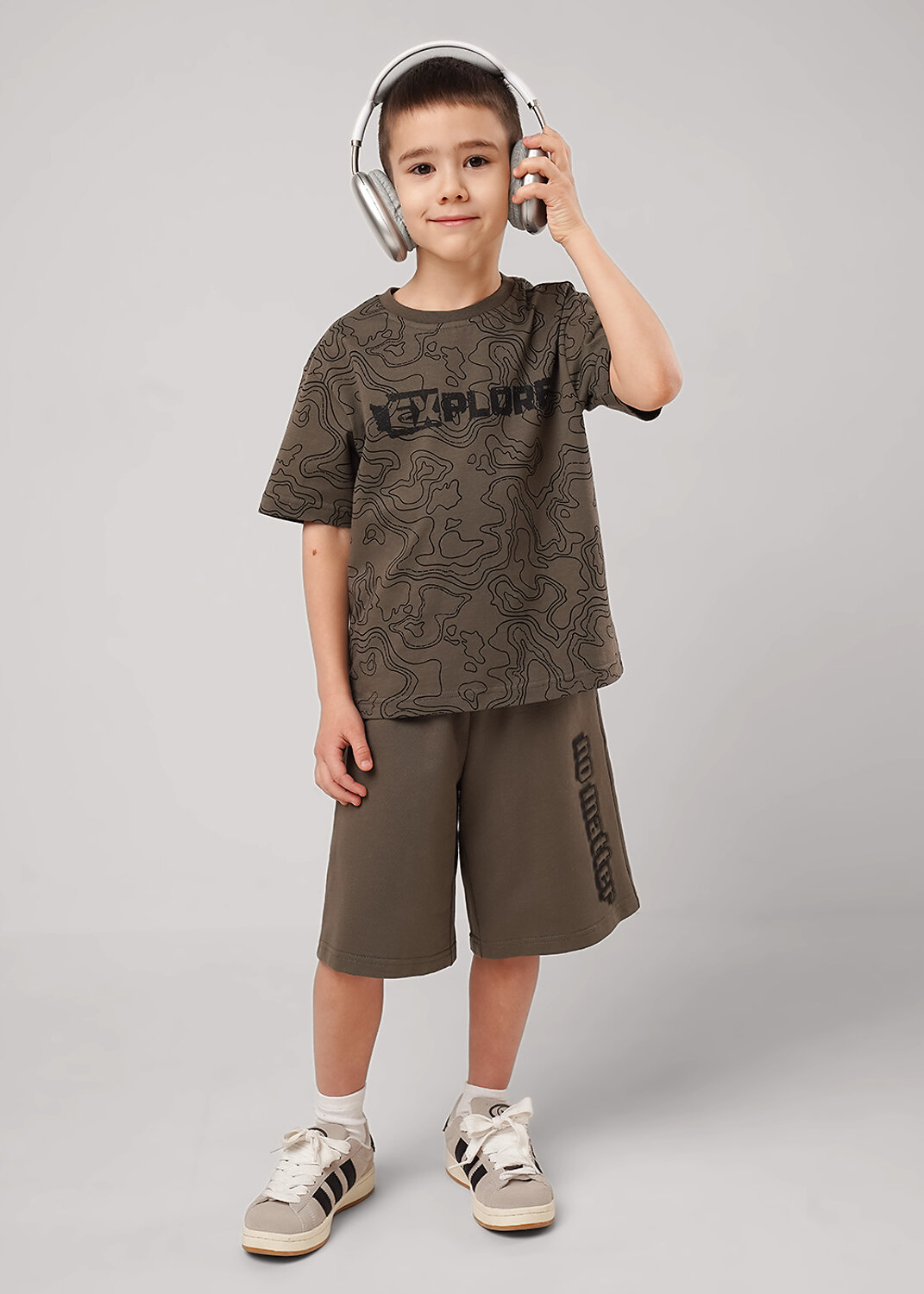 CLEVER Футболка 586024 865769/12кдн_п т.хаки/чёрный