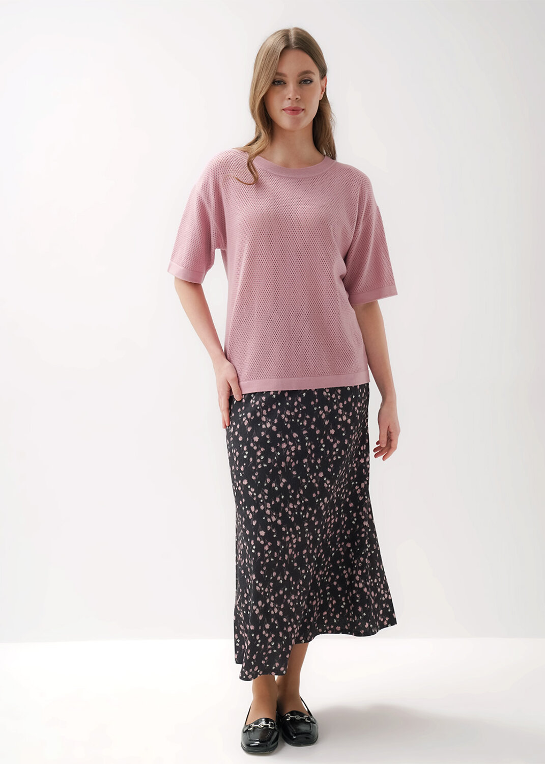 CLEVER Джемпер 586035 264643/198вн т.розовый