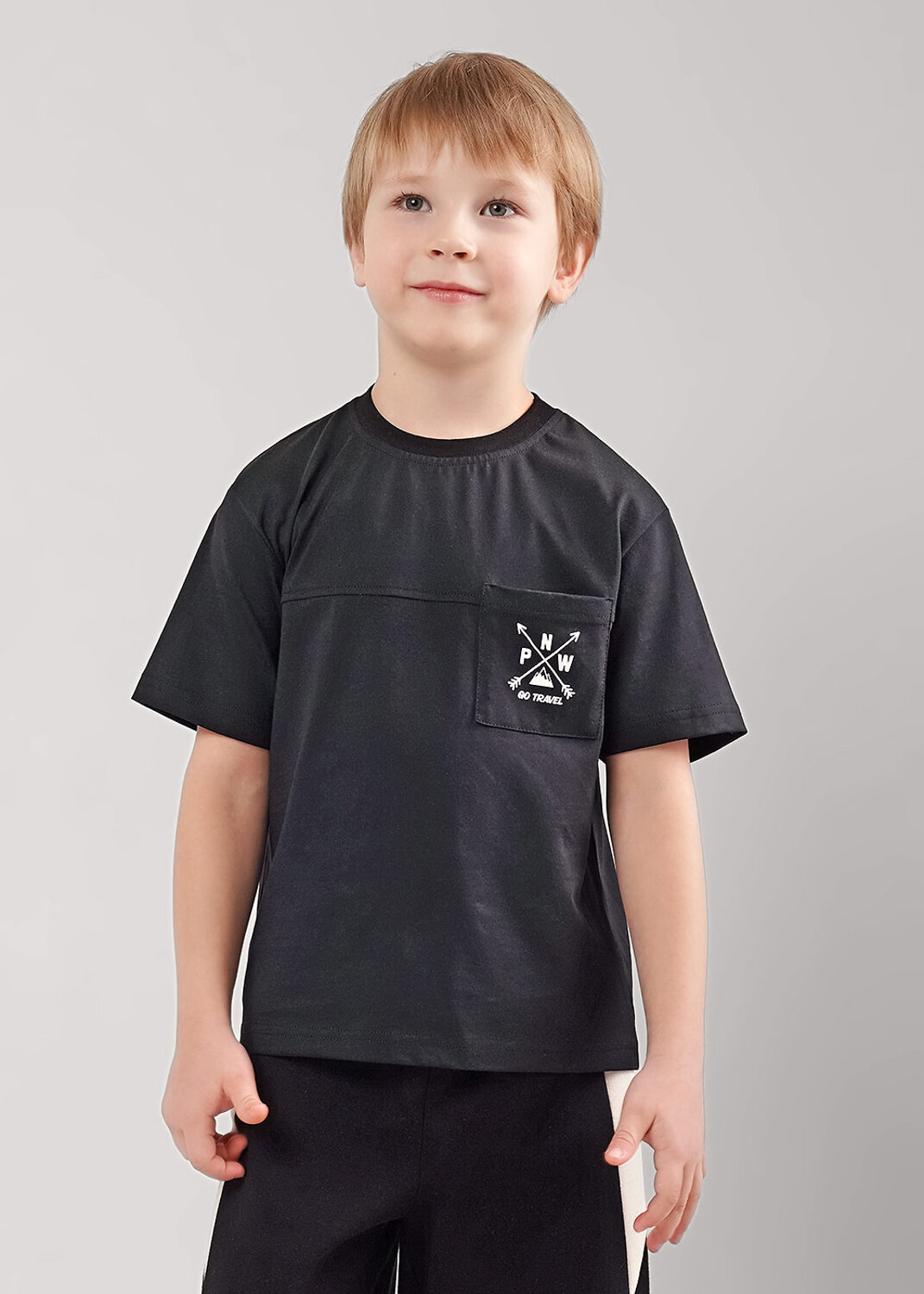 CLEVER Футболка 586044 867325/12кд_п чёрный