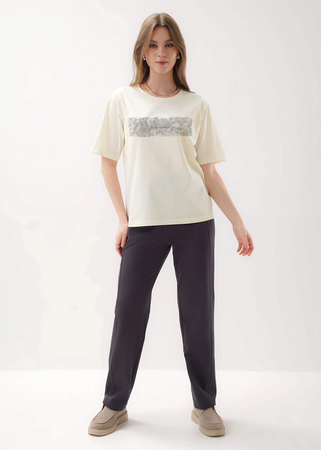 CLEVER Футболка 586047 267107/198кдп_п молочный