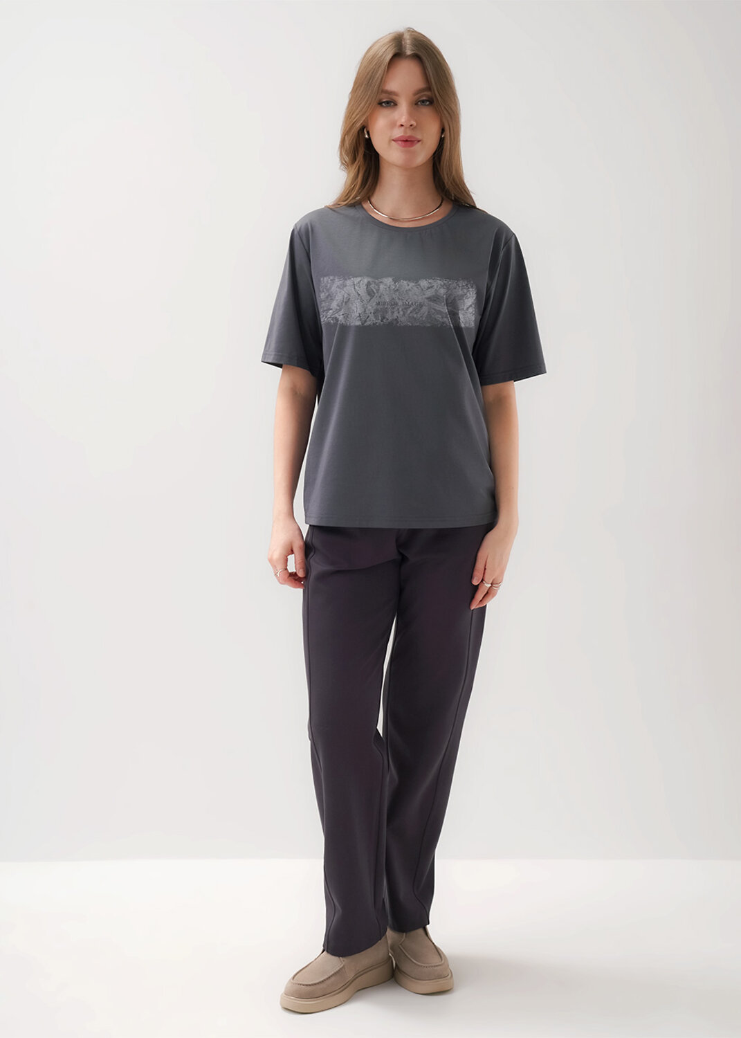 CLEVER Футболка 586048 267107/198кдп_п т.серый