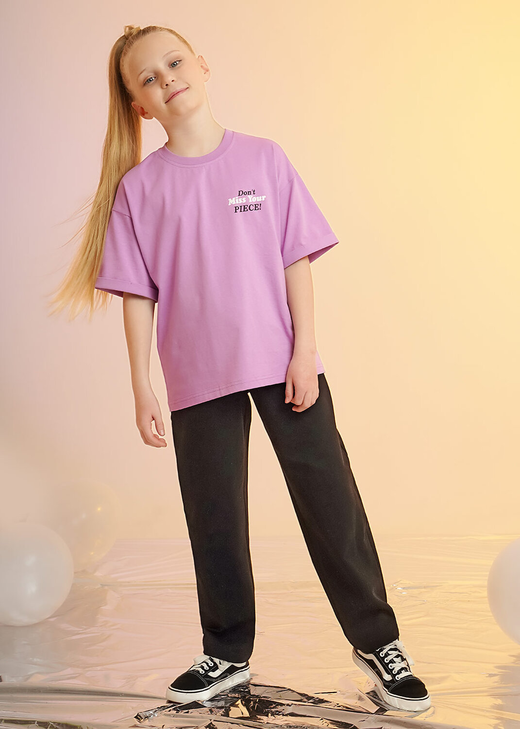 CLEVER Футболка 586080 867351/13кд_п св.фиолетовый