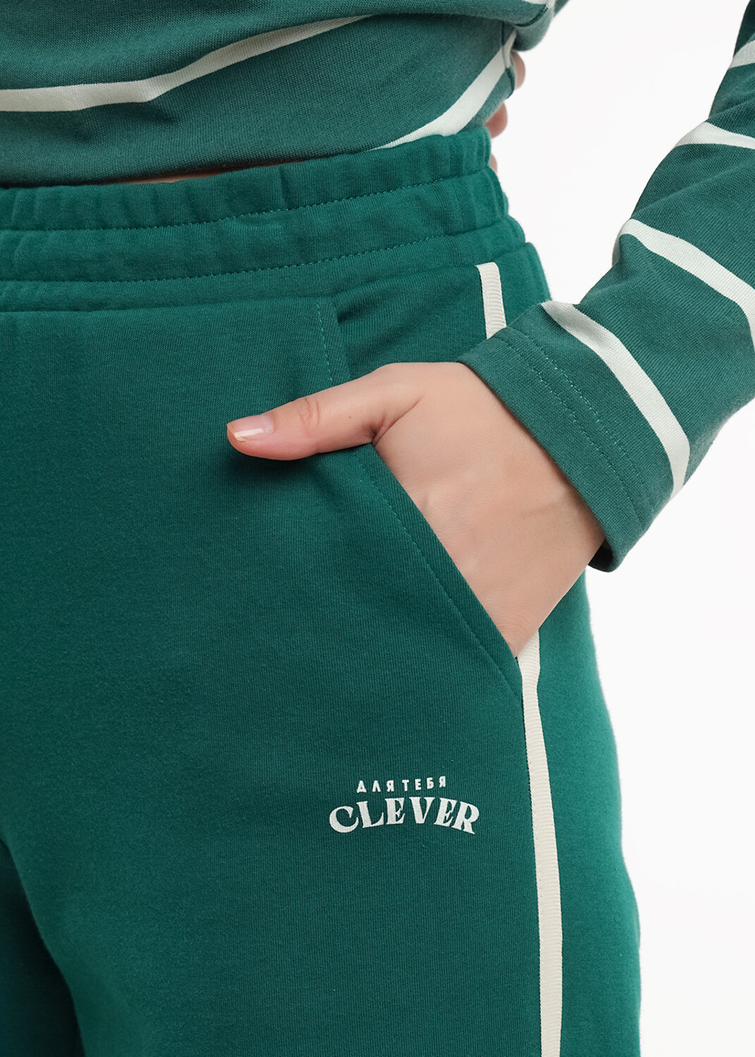 CLEVER Брюки 586085 LTR26-100/1 т.зелёный