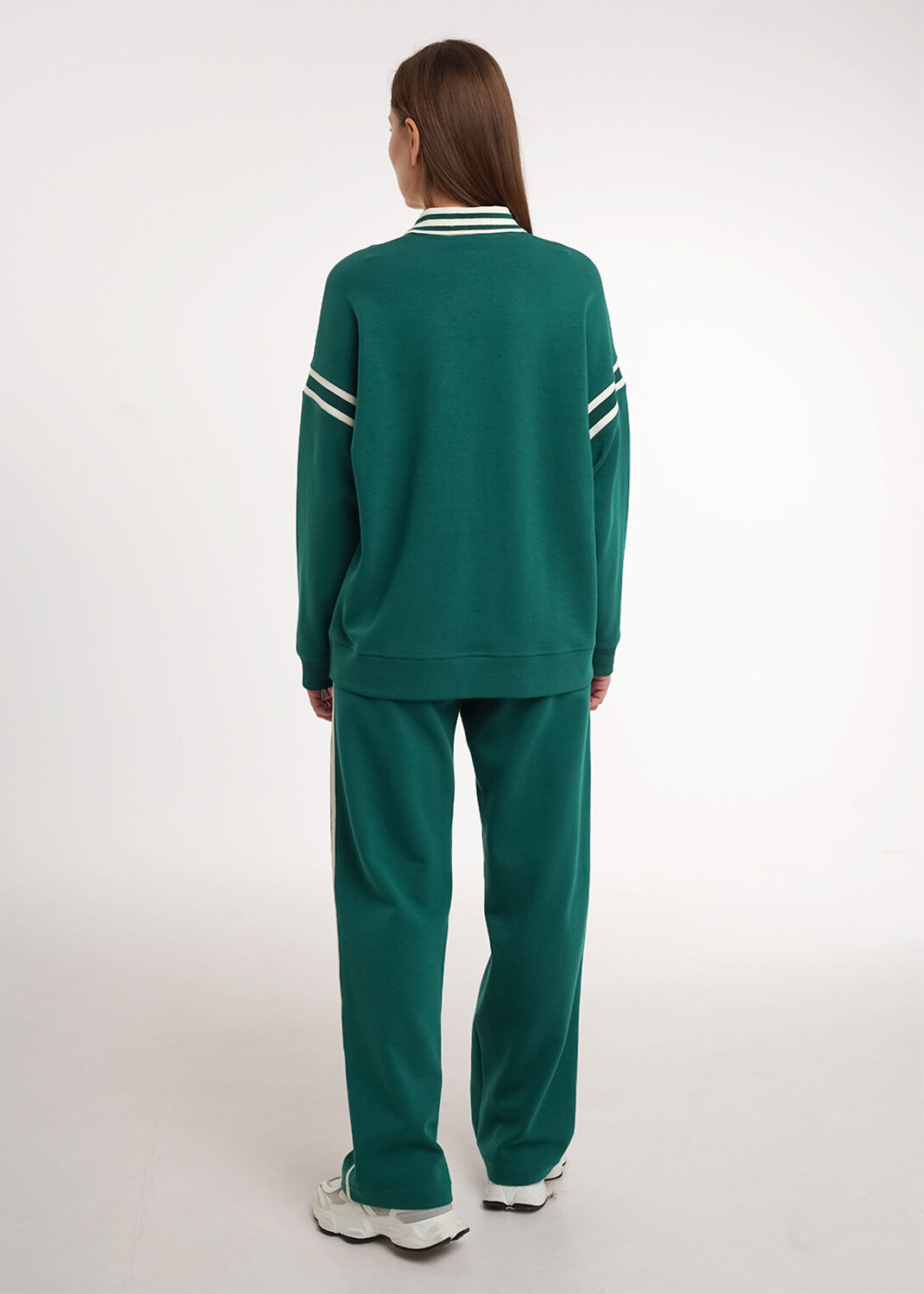 CLEVER Джемпер 586109 LH26-100 т.зелёный