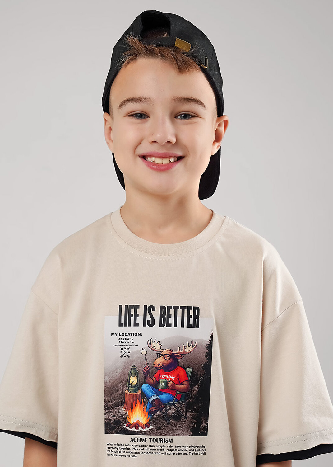 CLEVER Футболка 586112 867327/12кд_п бежевый