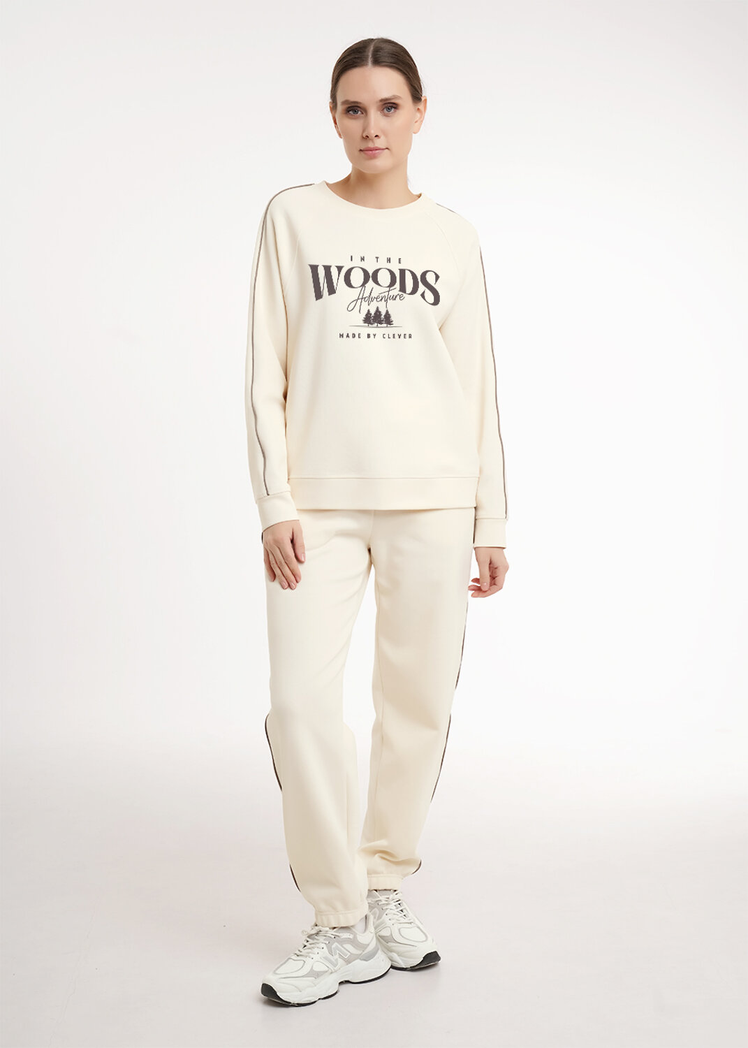 CLEVER Джемпер 586120 LSW26-100/1 молочный