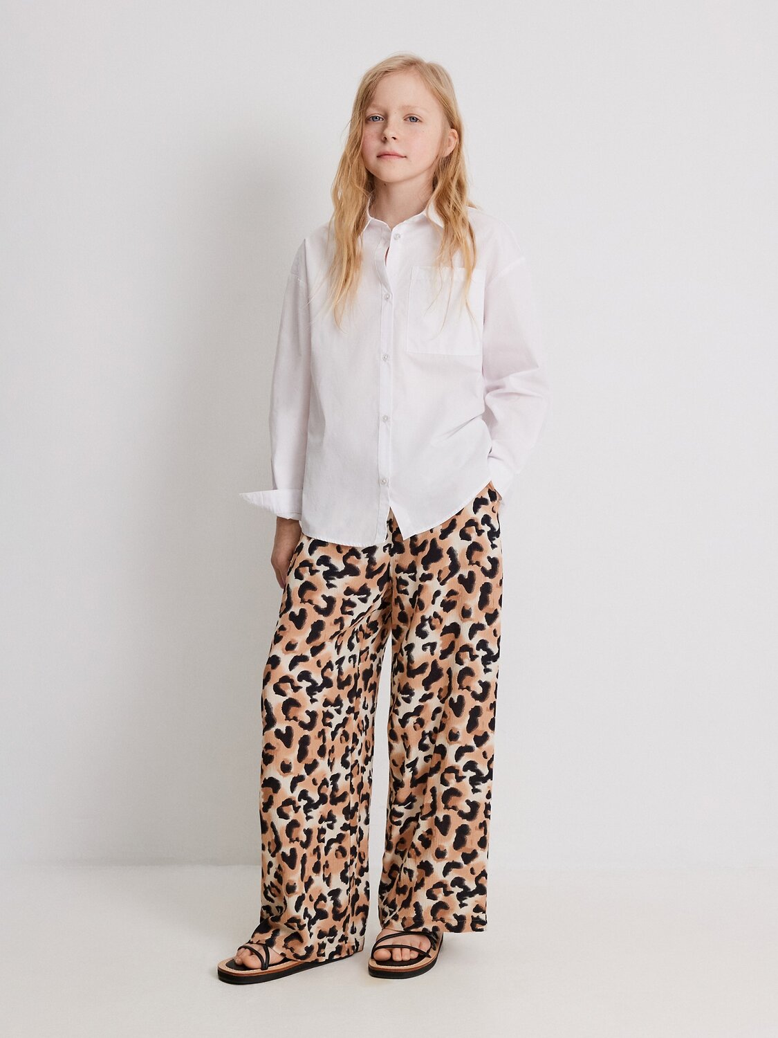 Acoola Брюки 586123 20210160497 леопардовый принт