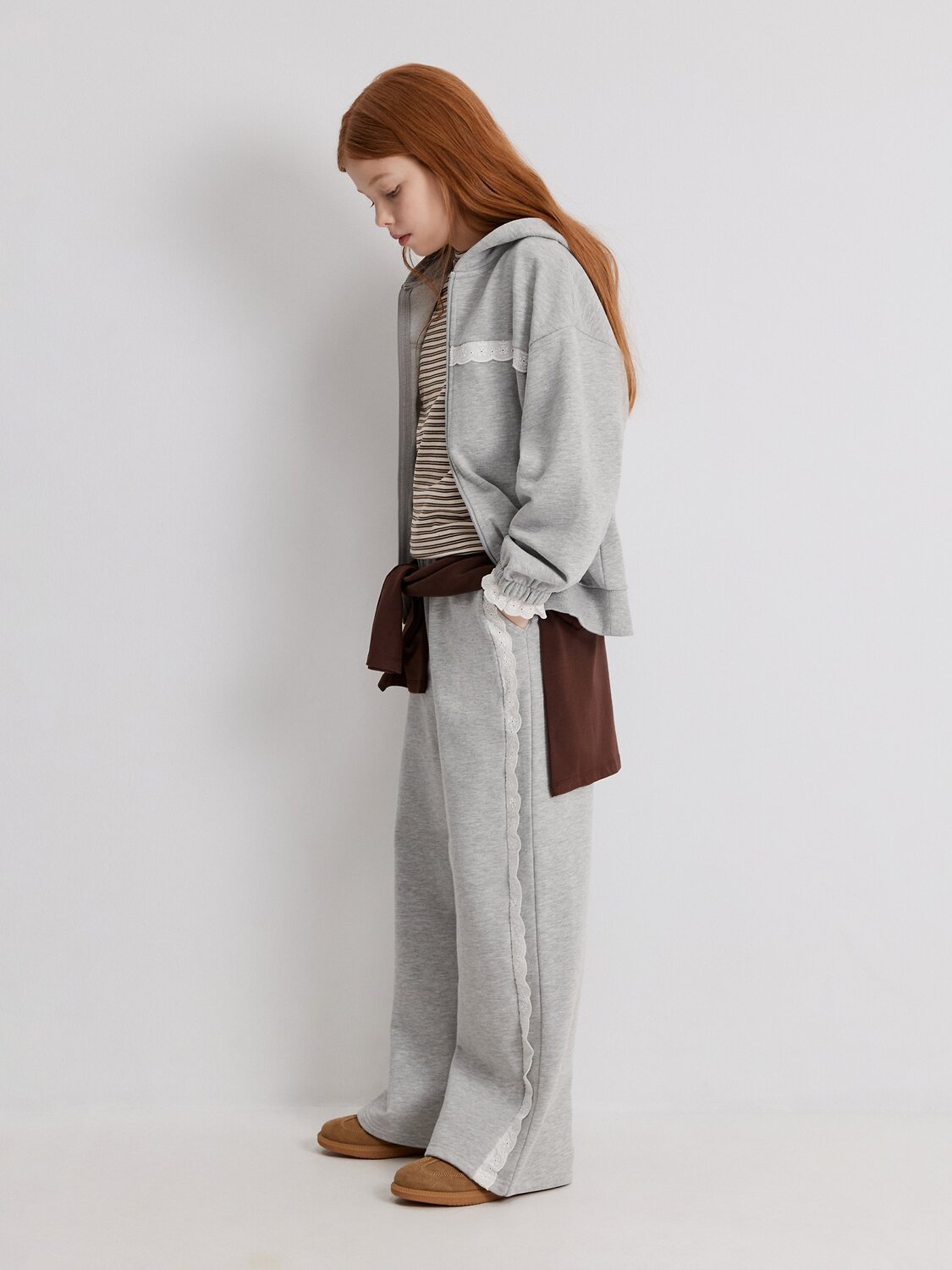 Acoola Брюки 586130 20210460101 серый меланж