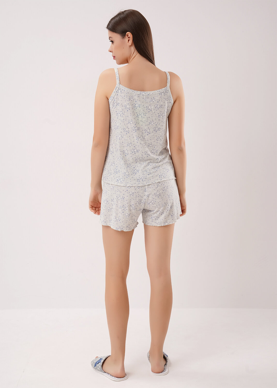 CLEVER Пижама 586146 LSET26-1226 меланж св.серый/св.голубой