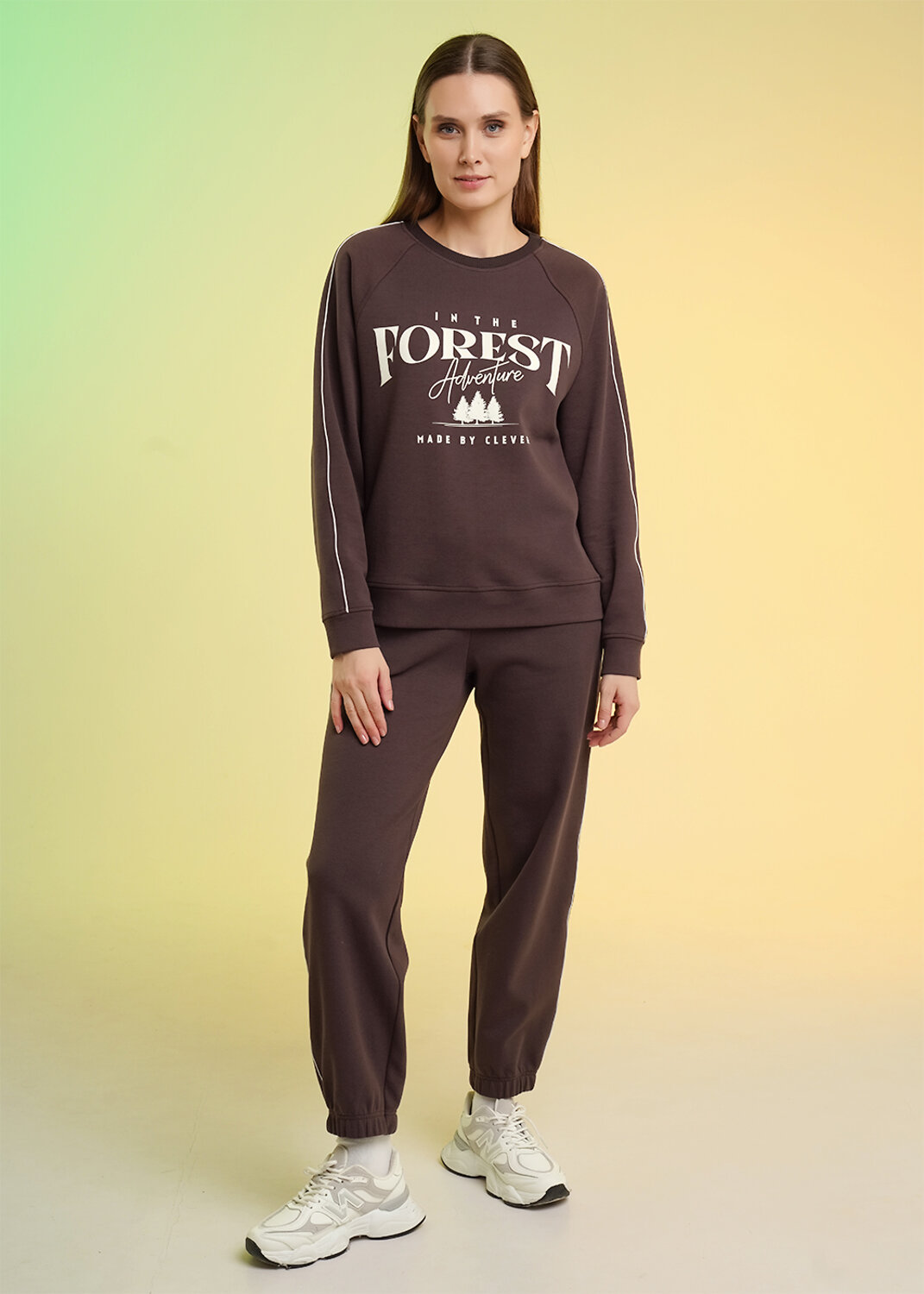 CLEVER Брюки 586162 LTR26-100/2 коричневый