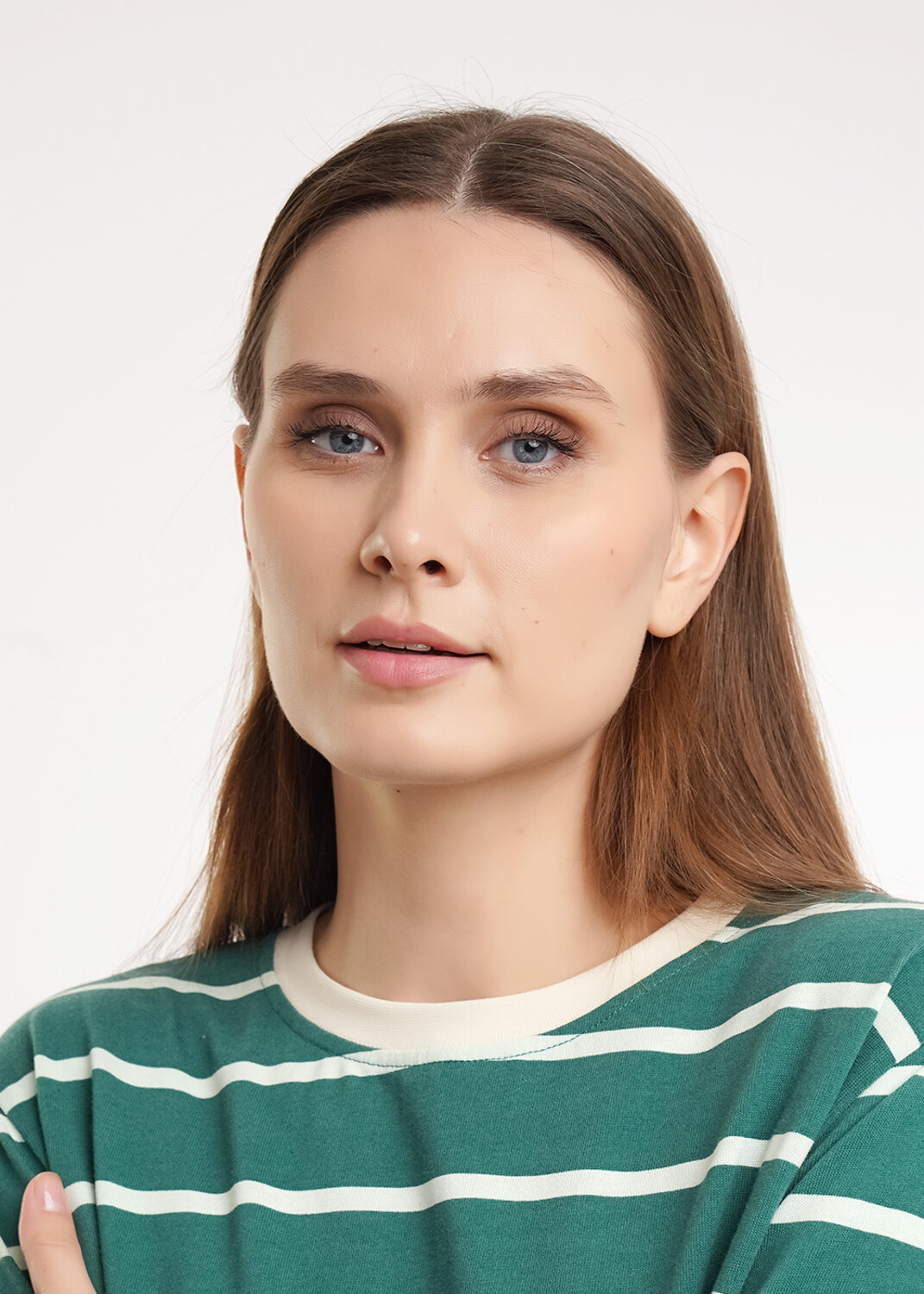 CLEVER Фуфайка 586182 LF26-100/3 т.зелёный/молочный