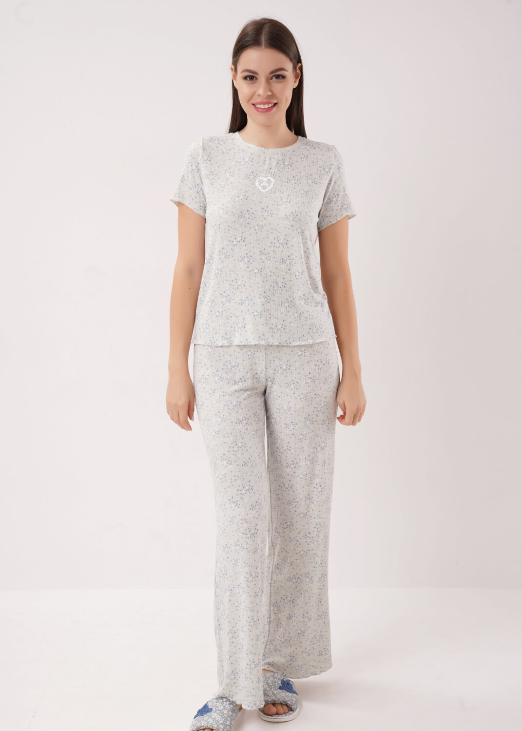 CLEVER Комплект 586199 LP26-1226 меланж св.серый/св.голубой