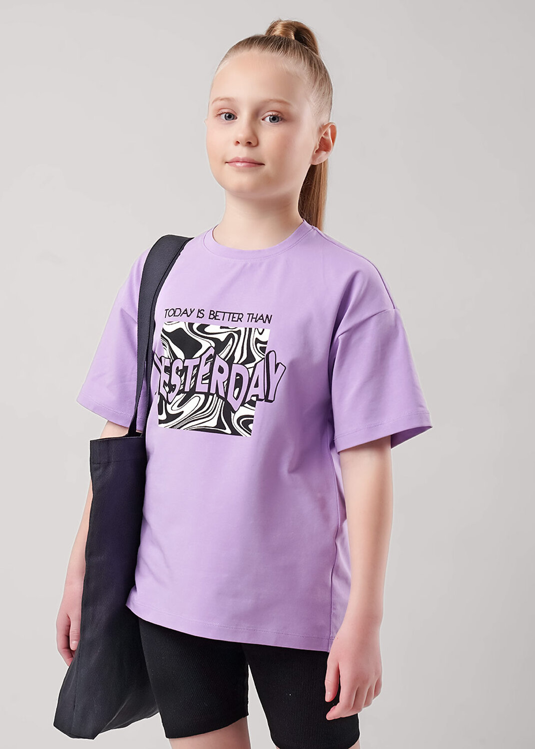 CLEVER Футболка 586200 866899г_п2 св.фиолетовый