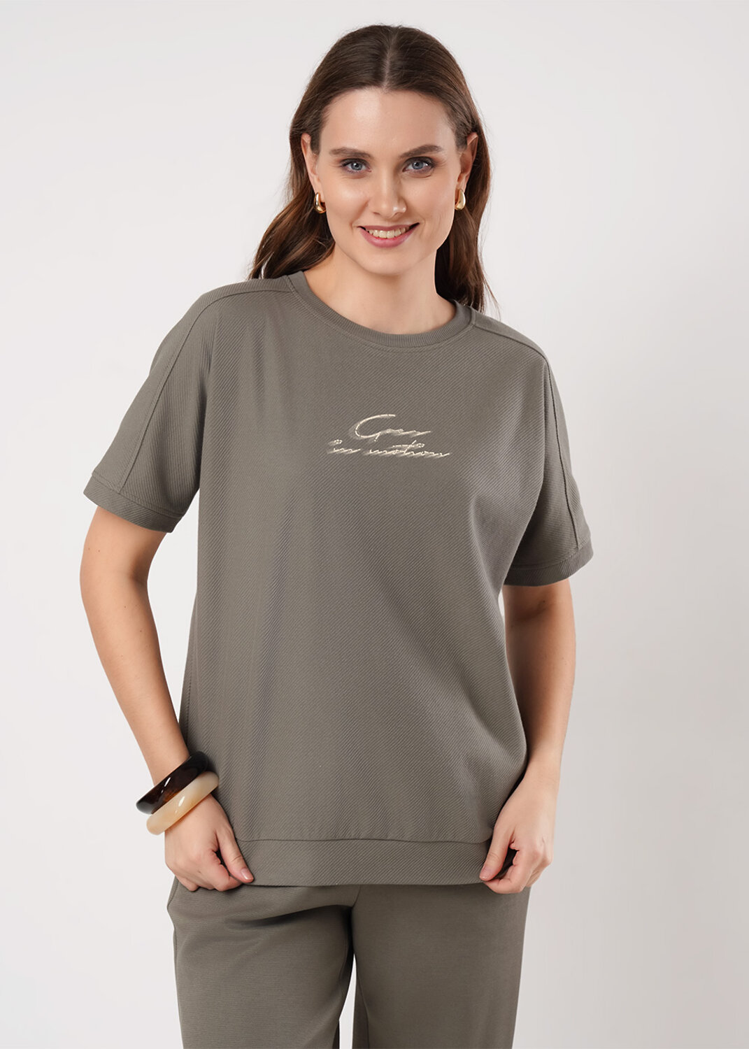 CLEVER Джемпер 586223 267150/199тдф_п хаки