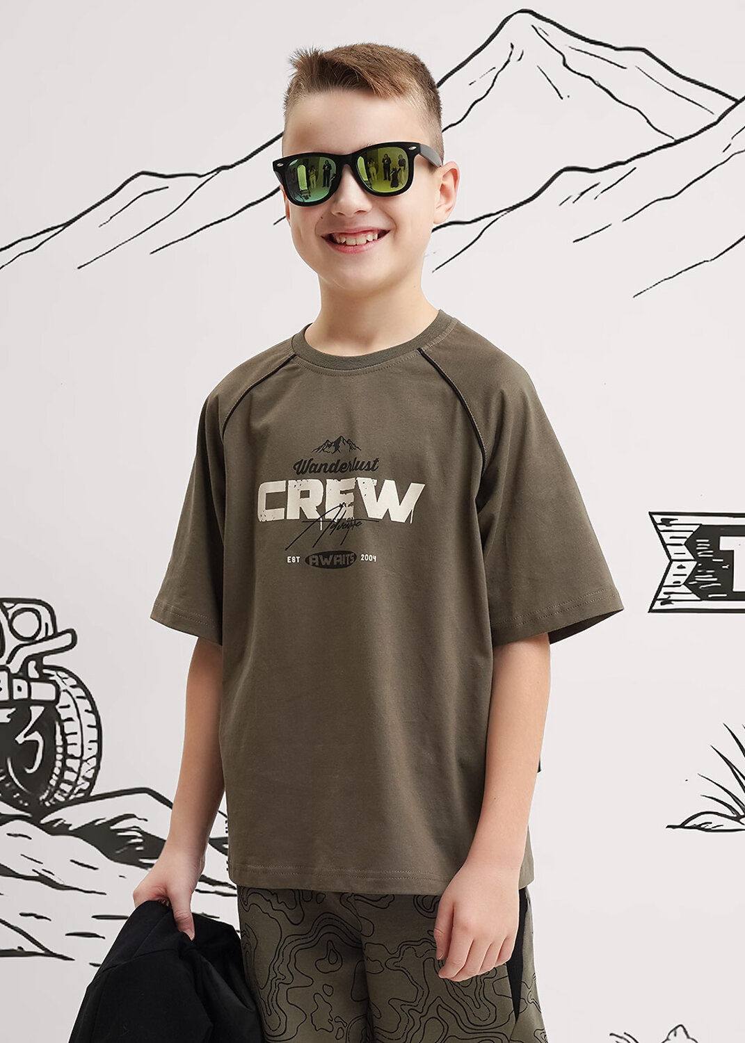 CLEVER Футболка 586235 867336/12кд_п т.хаки