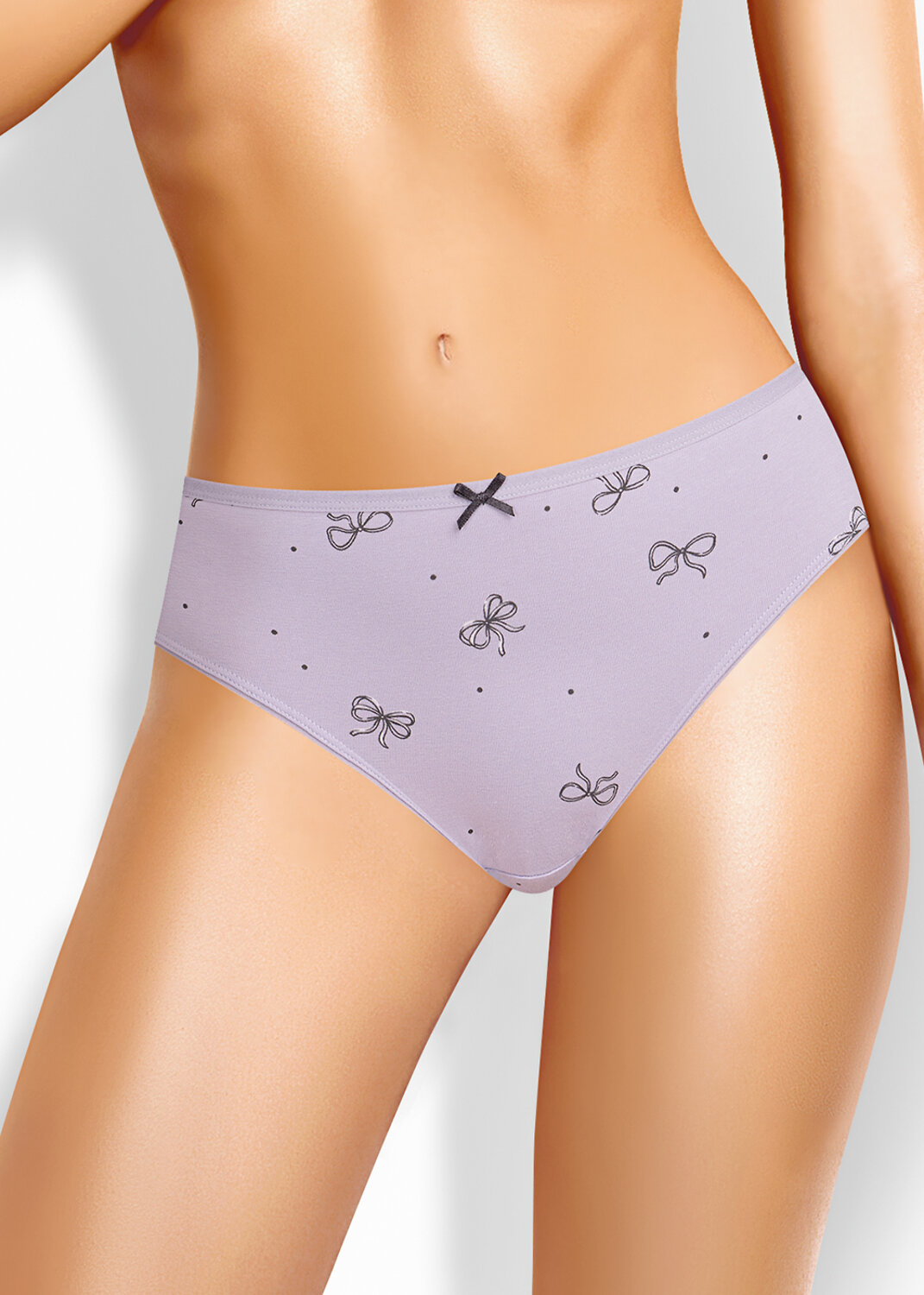 CLEVER Трусы 586262 C1207/3 св.фиолетовый/т.серый