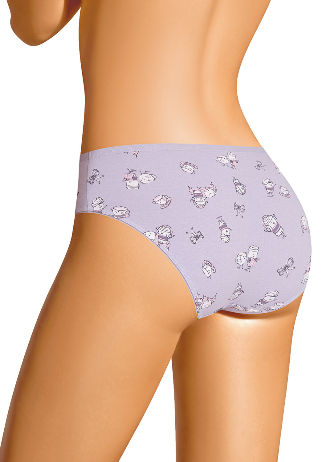 CLEVER Трусы 586263 B1207/1 св.фиолетовый/молочный