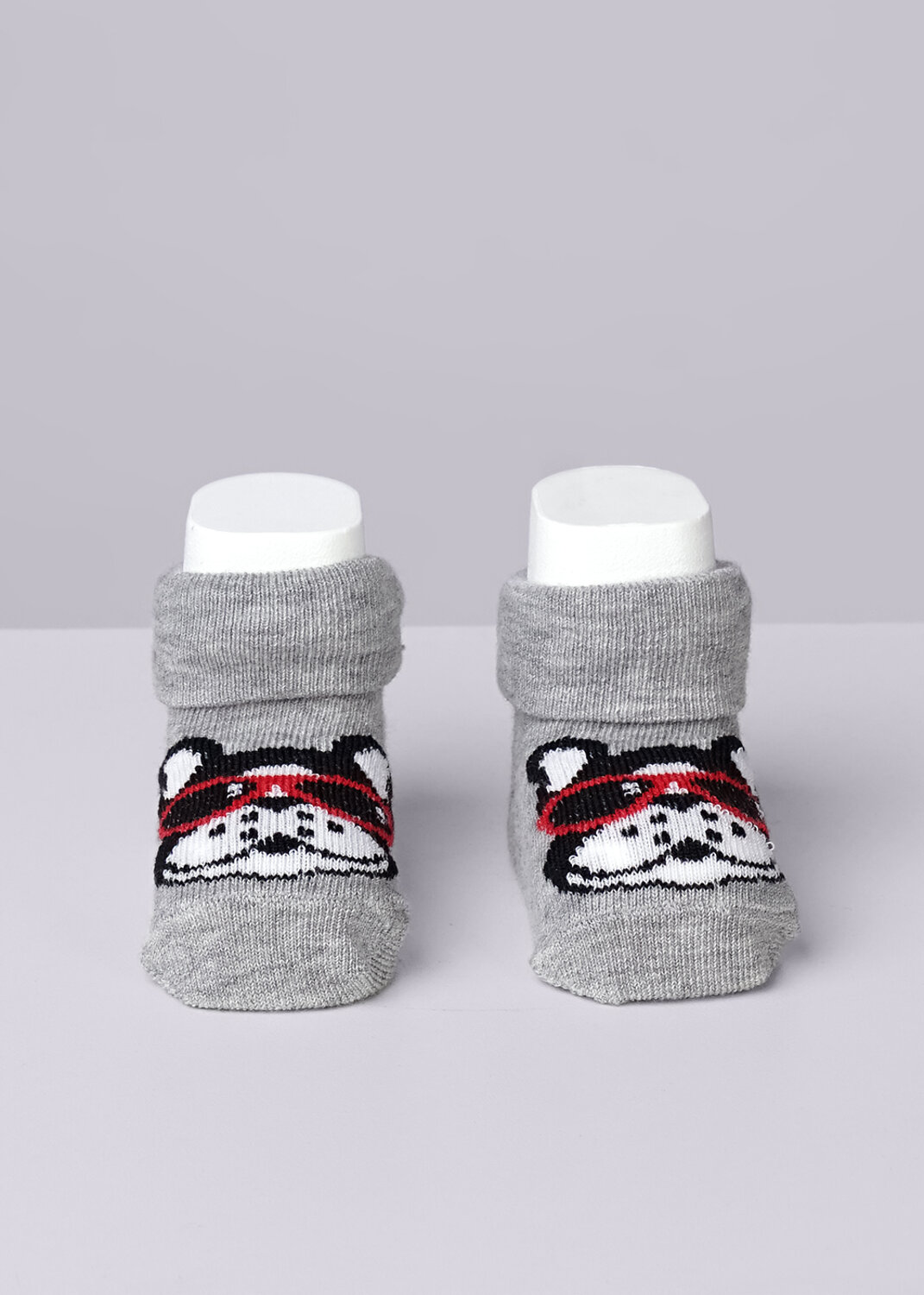 CLEVER Носки 586285 С009 7-8 меланж серый