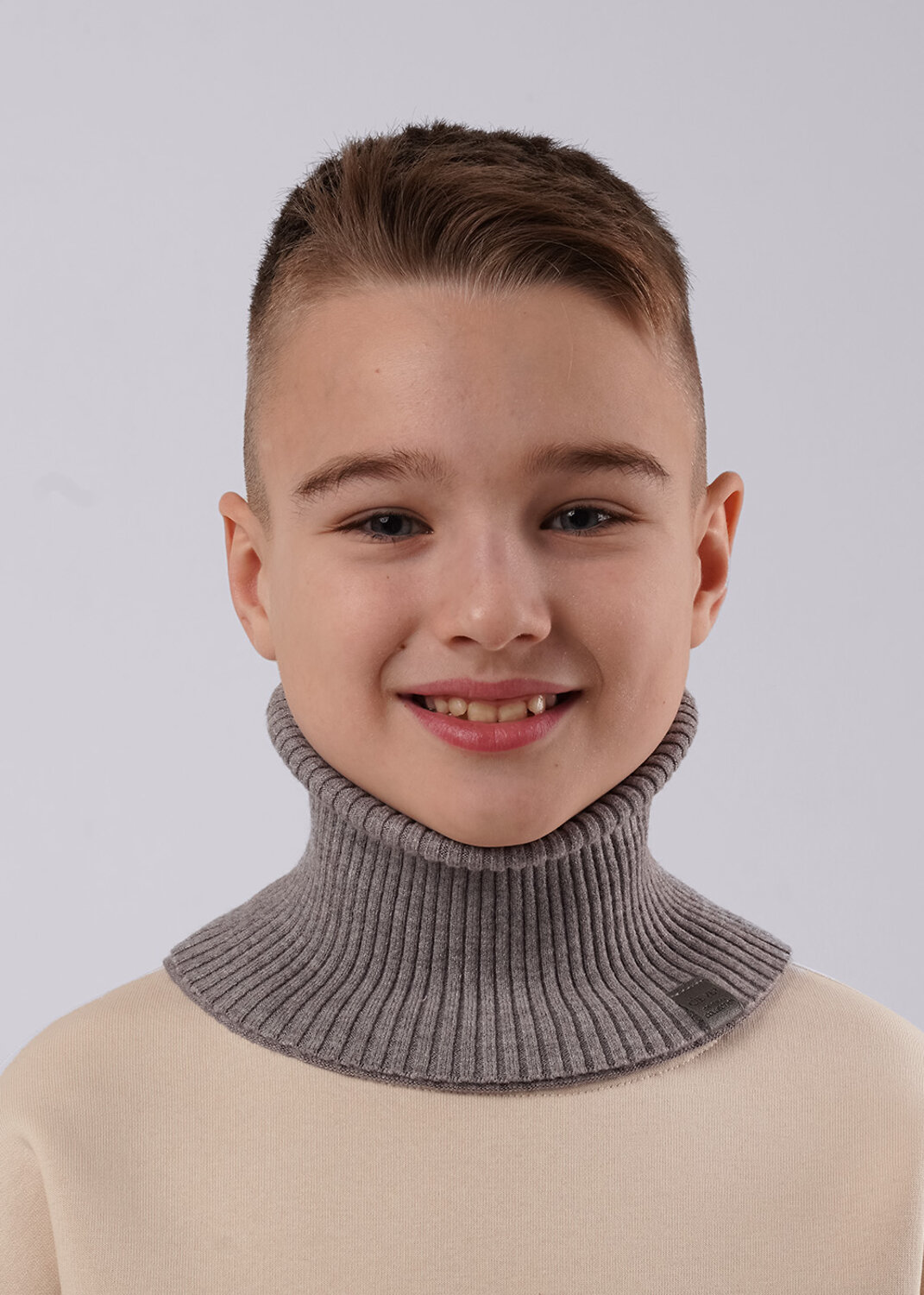 CLEVER Шарф 586295 544055вн меланж серый