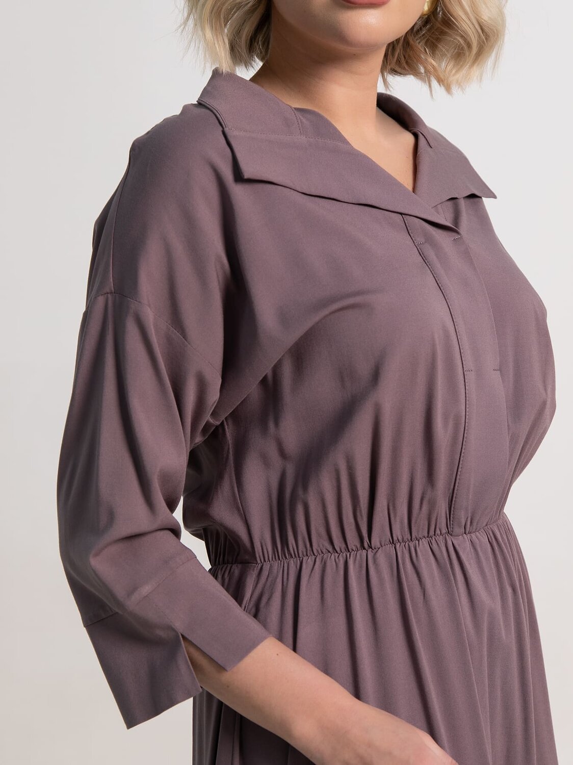 LT Collection Платье 586310 П15096-16М серо-лиловый