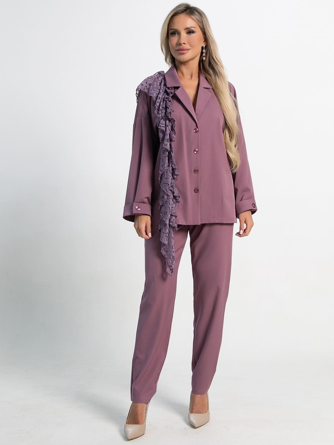 LT Collection Костюм 586318 К15332-4М фиолетовый