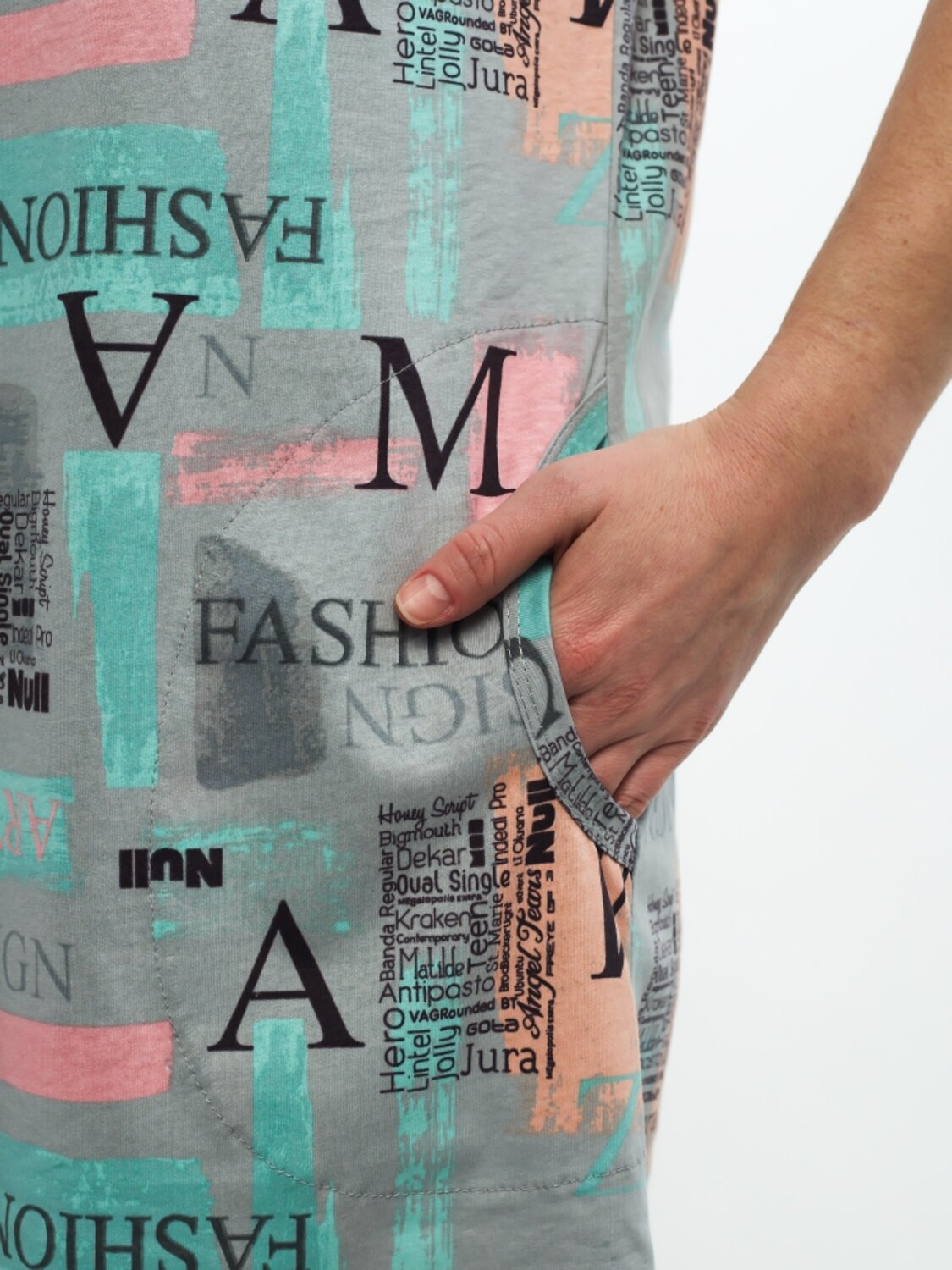 Binita Туника 586350 1227-7 серо-мятный