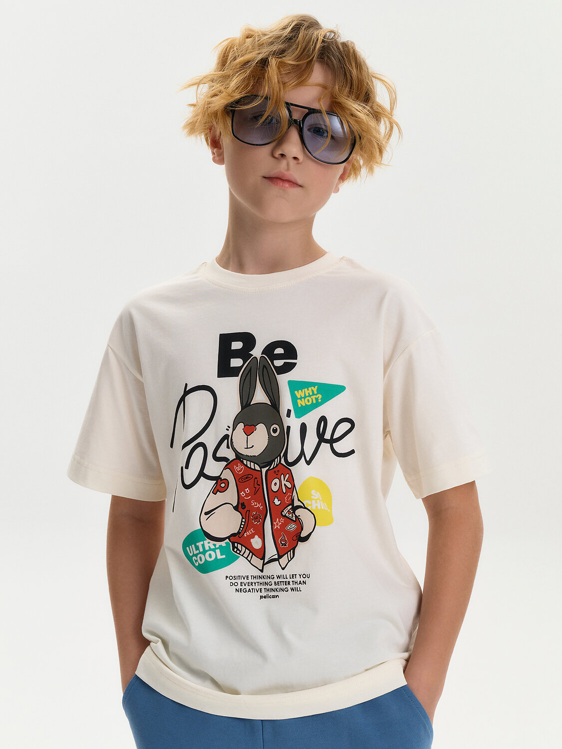 PELICAN Футболка 586377 BFT3387/4U Молочный