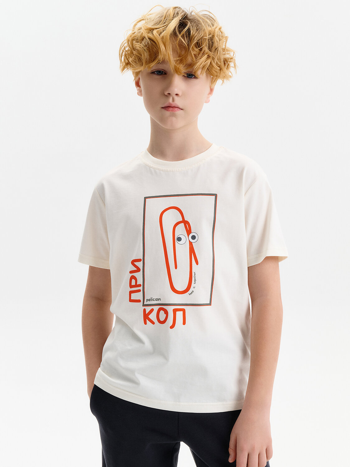 PELICAN Футболка 586378 BFT3388/1U Молочный