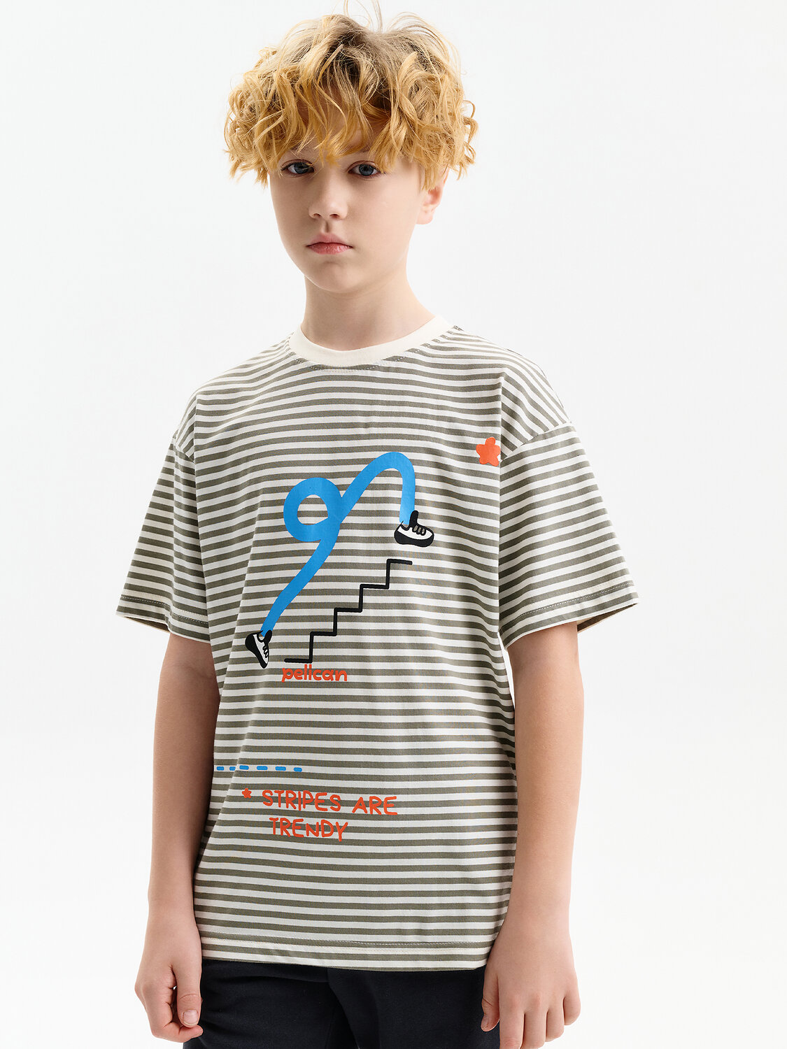 PELICAN Футболка 586379 BFT3388/2U Молочный