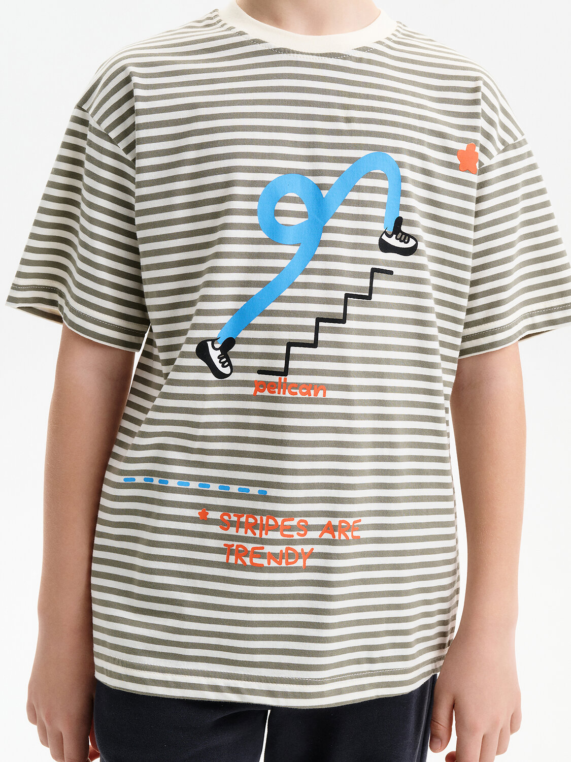 PELICAN Футболка 586379 BFT3388/2U Молочный