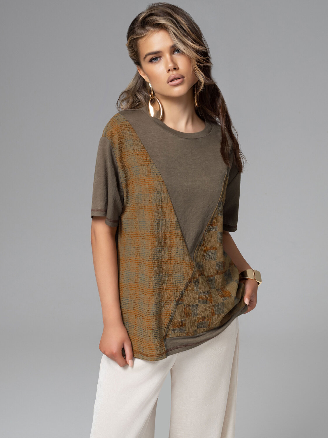 CHARUTTI Футболка 586381 12654 Коричневый