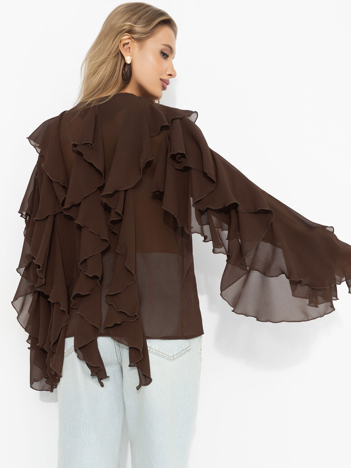 CHARUTTI Блуза 586438 12699 Коричневый