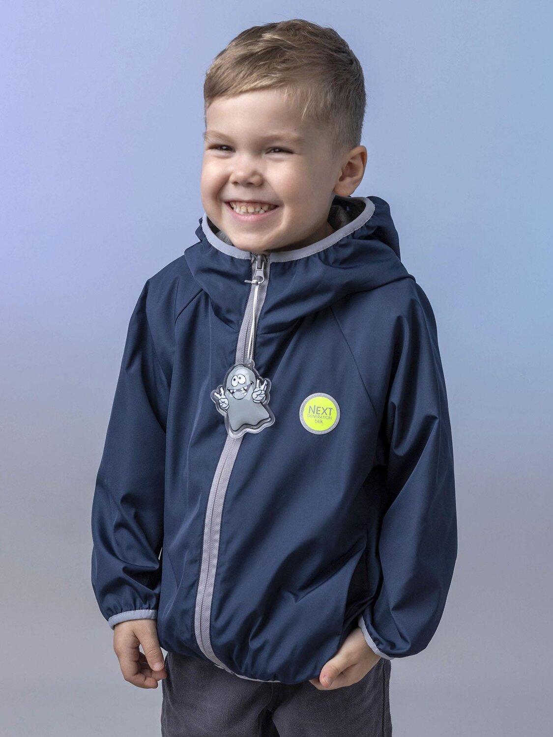 BATIK Ветровка 586443 0277-26в-7 Черно-синий