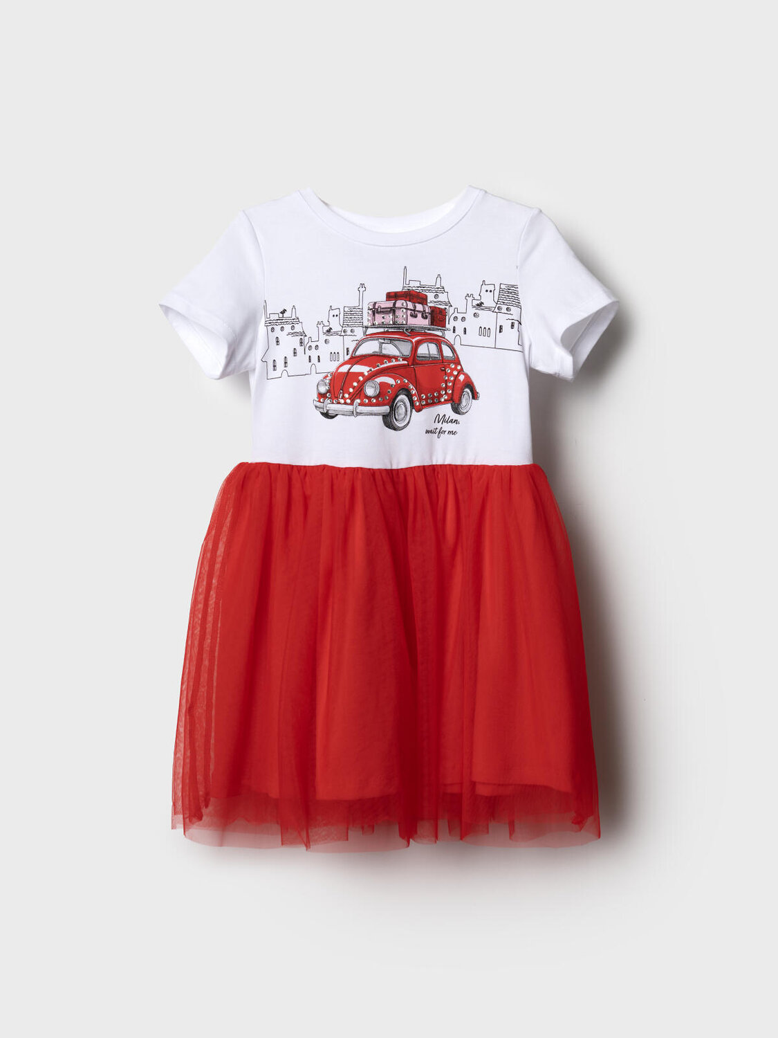 PLAYTODAY Платье 586487 12622149 белый,красный