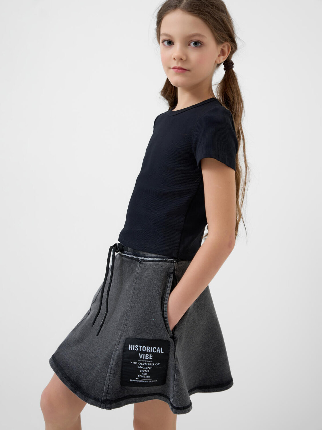 PLAYTODAY Юбка 586512 12621566 темно-серый