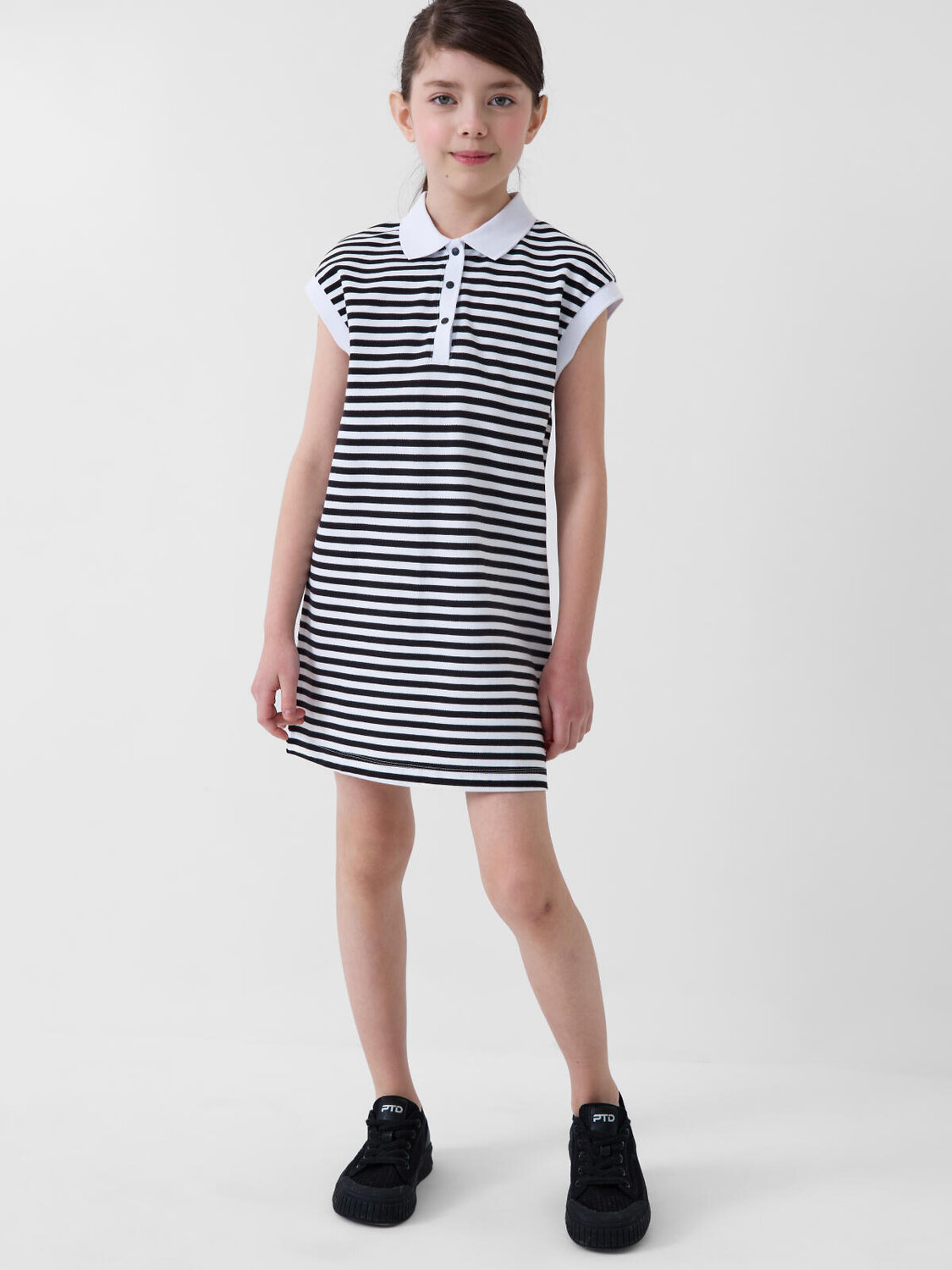 PLAYTODAY Платье 586525 12621330 белый,темно-серый