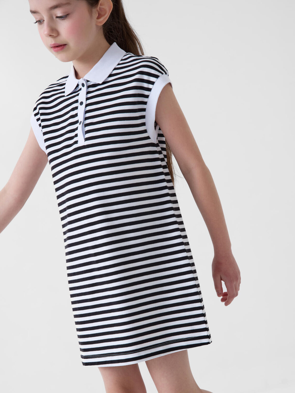 PLAYTODAY Платье 586525 12621330 белый,темно-серый