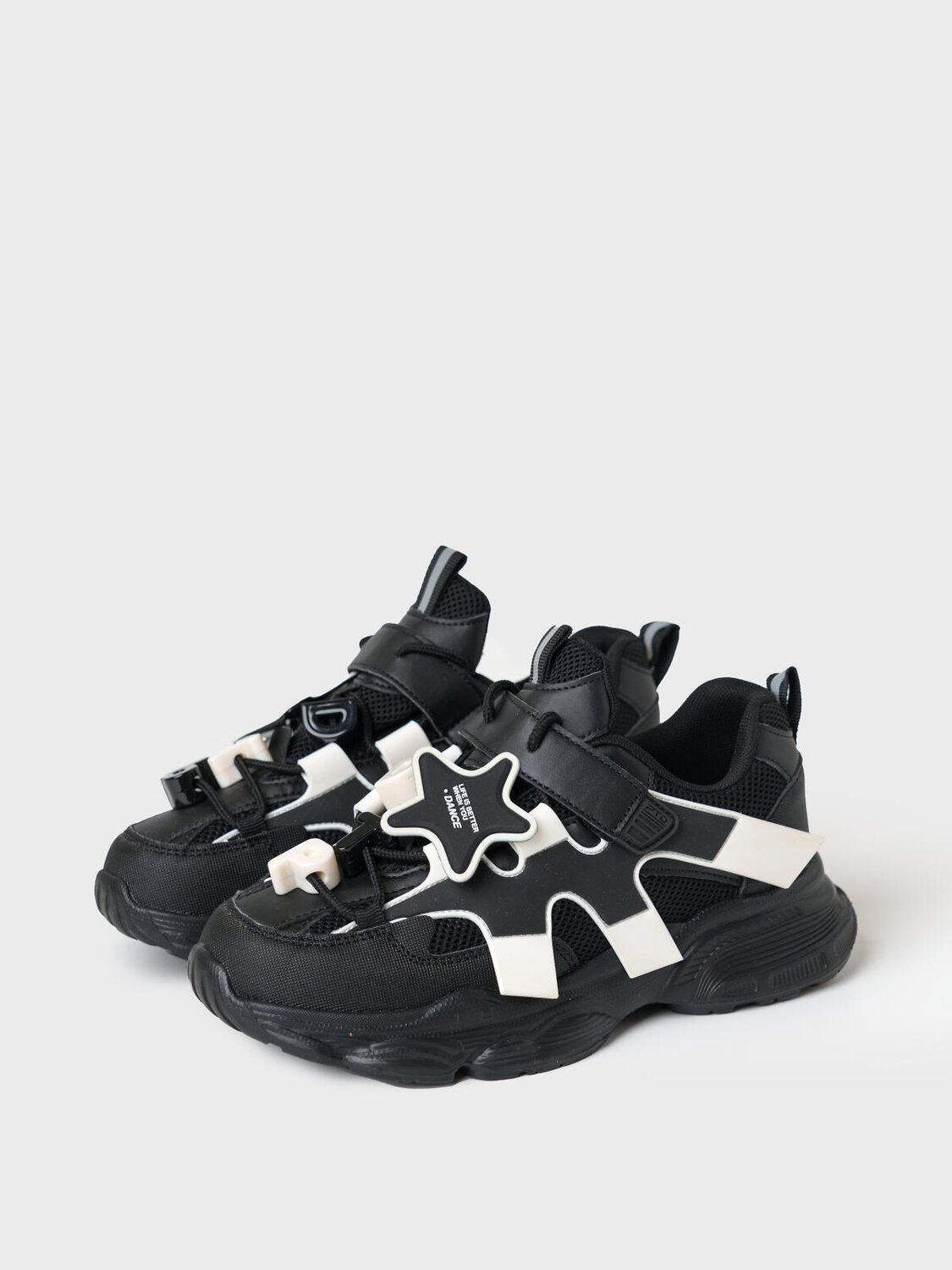 PLAYTODAY Полуботинки 586537 12621909 черный,белый